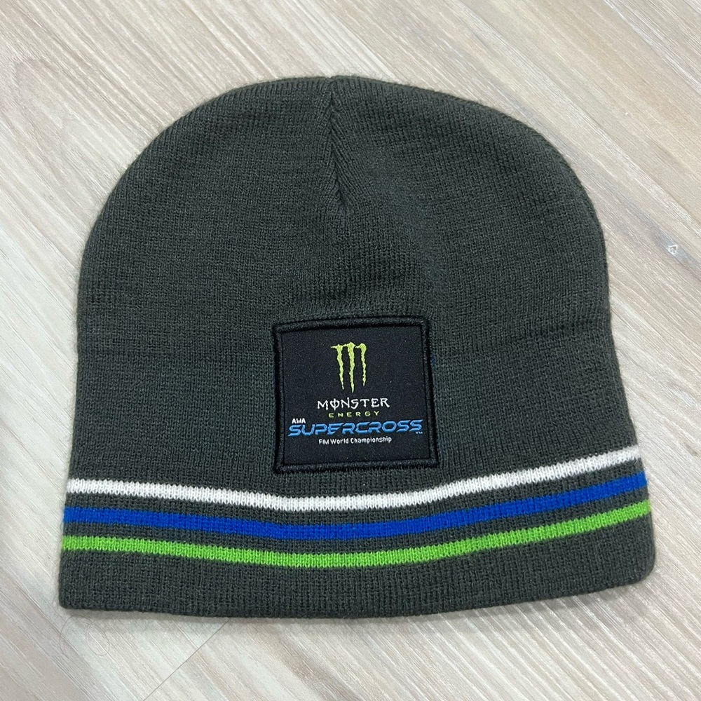 Monster energy super cross beanie
